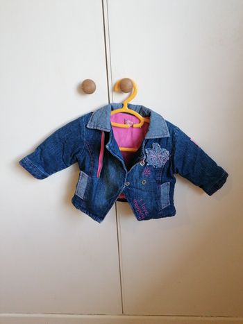Veste jean doublée