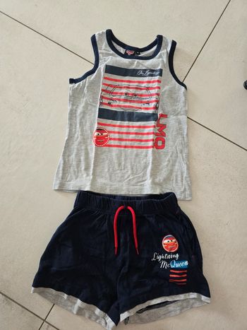 Ensemble short/débardeur Cars 8A