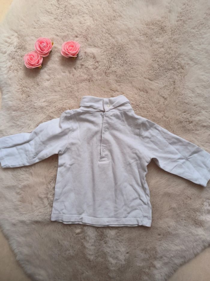 Pull / sous pull col roulé 3 mois babibou - photo numéro 2