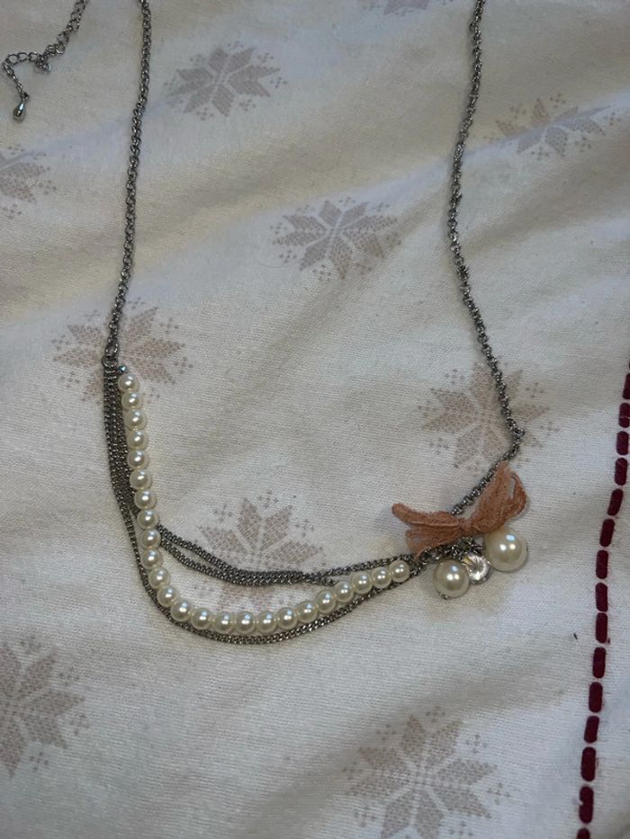 Collier sautoir perles - photo numéro 2