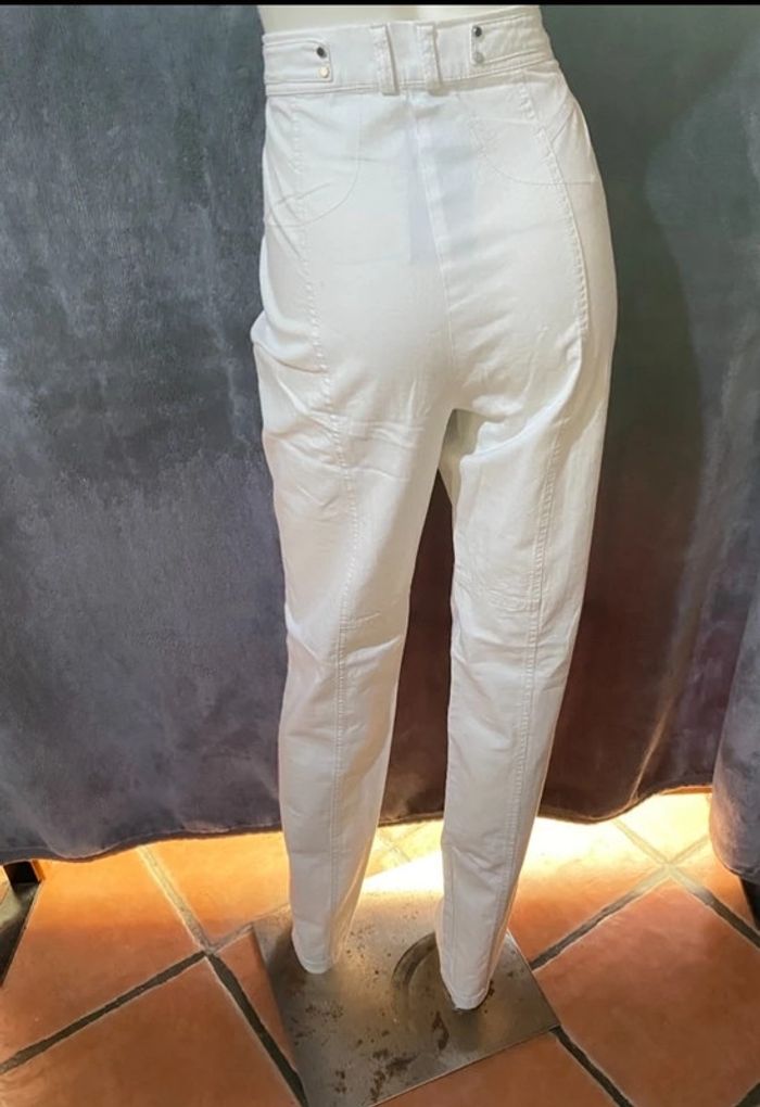 Pantalon blanc Claudia gril taille 44 - photo numéro 2