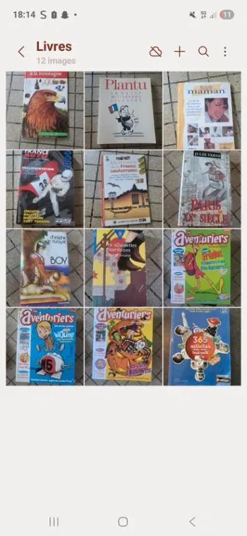 Lot de livres