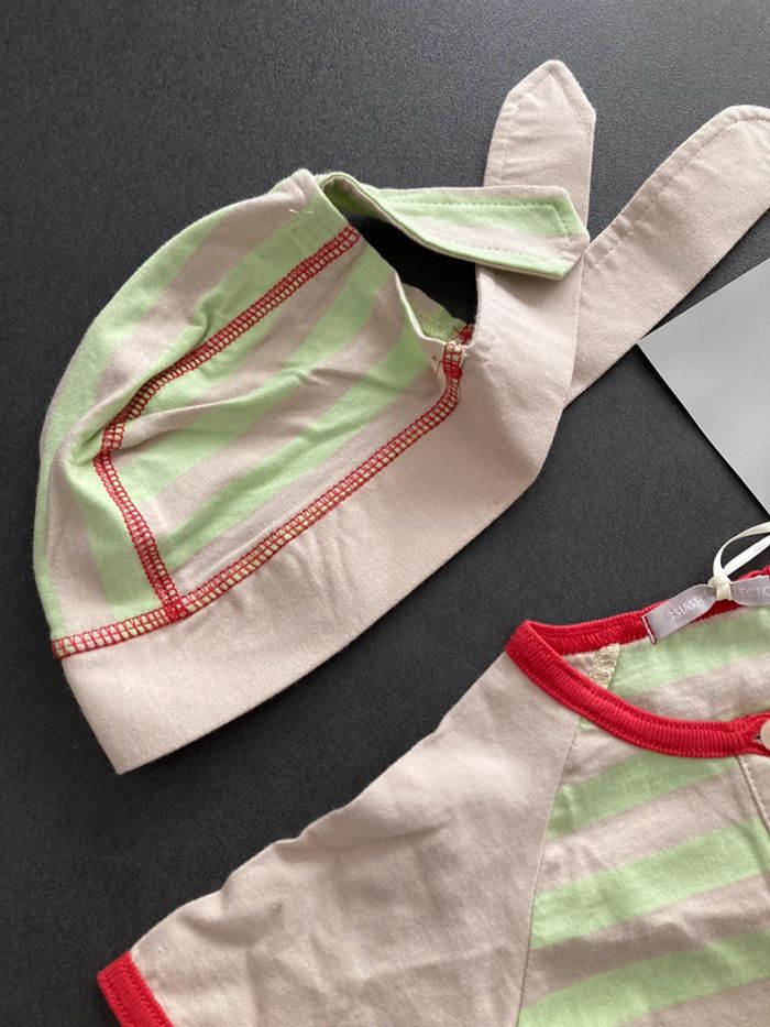 Ensemble lot Combinaison Combishort short vêtement bébé garçon 6 9 mois - photo numéro 4