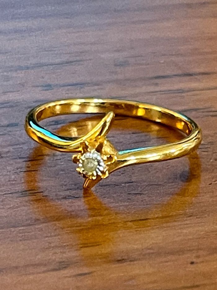 Bague doré avec pierre TDD 58 - photo numéro 4