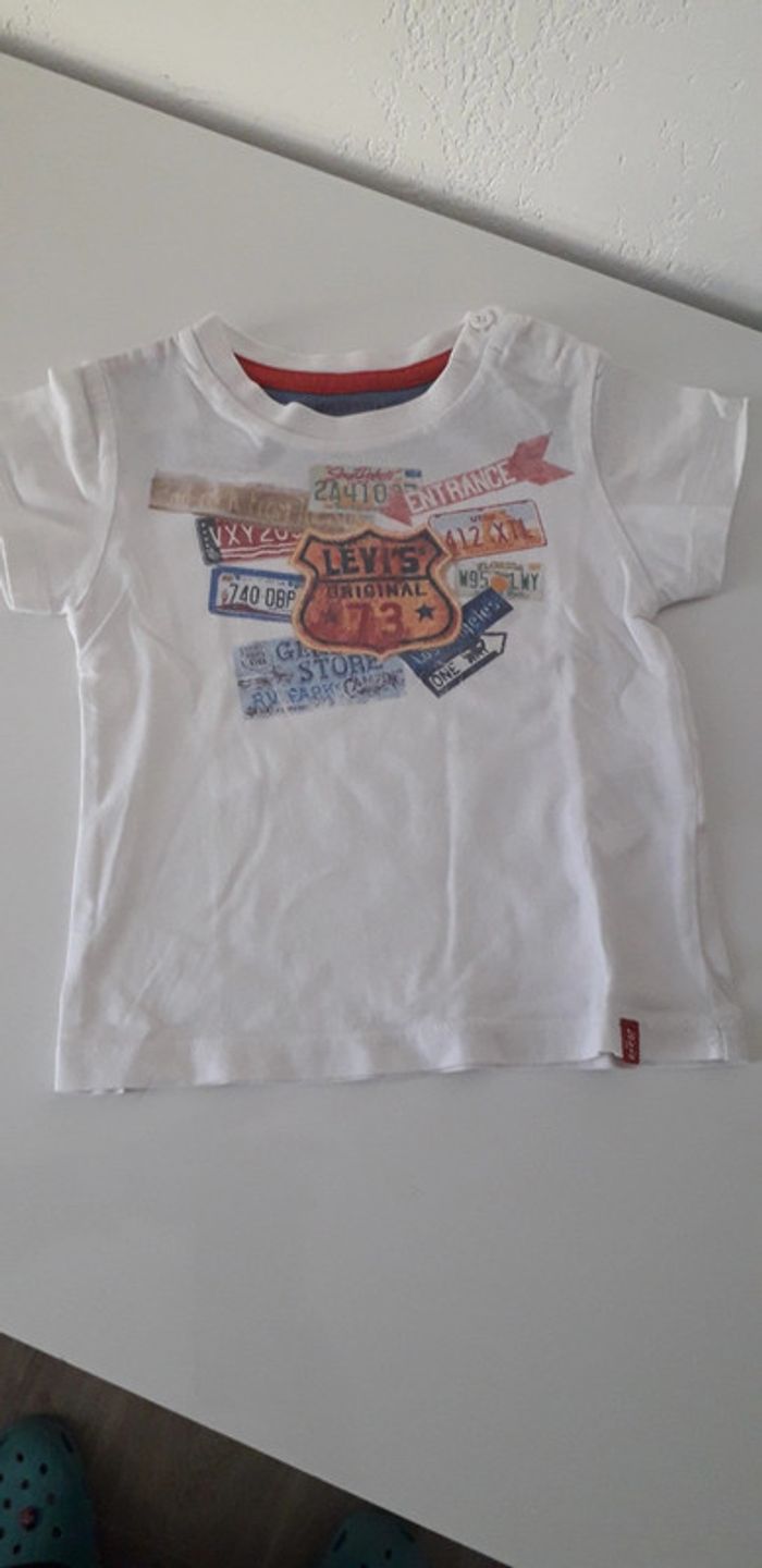 T.shirt manches courtes levi's 6/12 mois - photo numéro 5