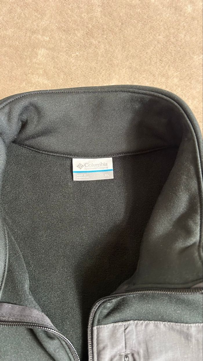 Polaire Columbia hike trail running omni wick noir taille XL - photo numéro 6