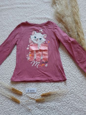 T shirt manche longue 4 ans