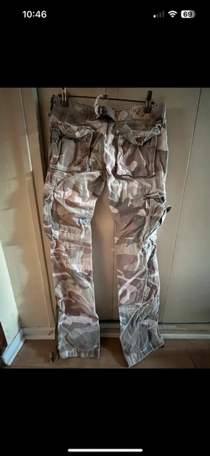 Pantalon militaire Le temps des cerises taille 36 - photo numéro 2