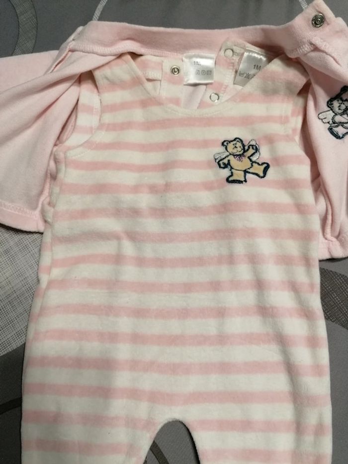 Ensemble velours 1 mois - photo numéro 2