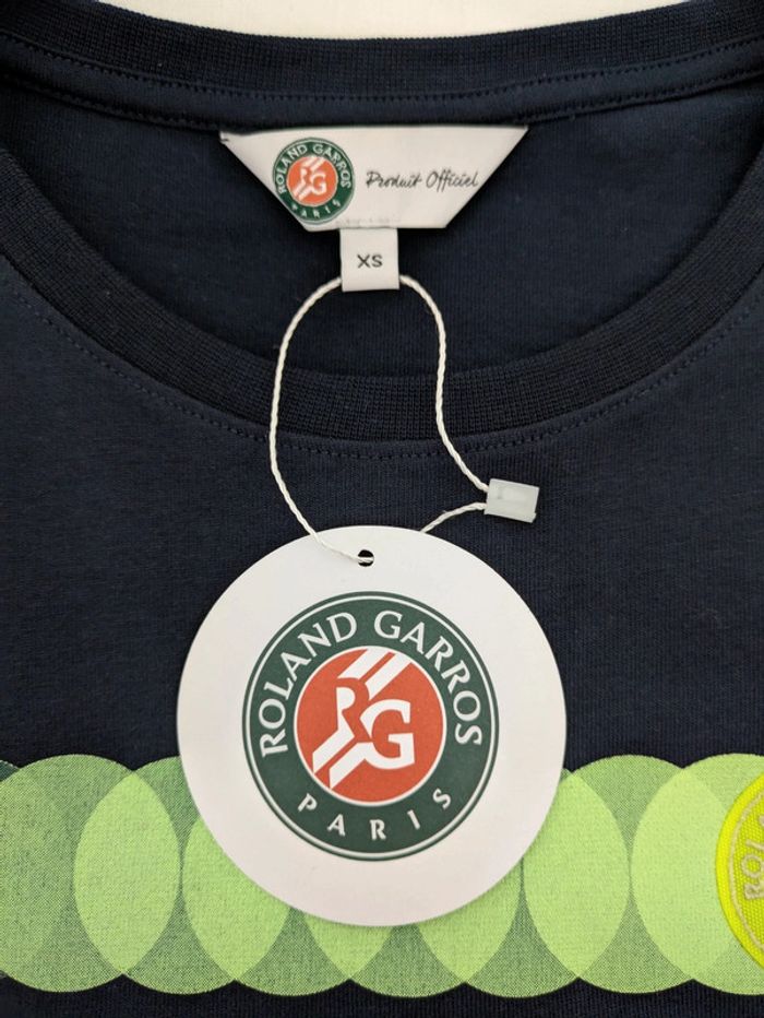 T-shirt neuf - Roland Garros - taille XS - photo numéro 2