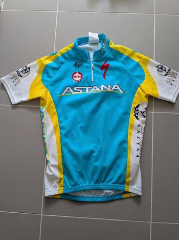 Maillot vélo vintage Moa Astana Taille 4