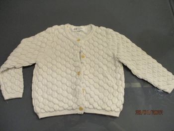 gilet crème fillette