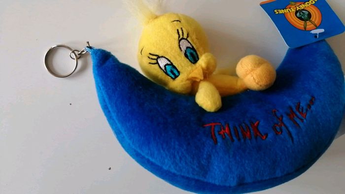 Peluche titi avec anneau porte clef - photo numéro 4