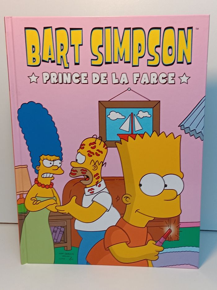 Livre Bande dessinée les Simpson Bart prince de la farce