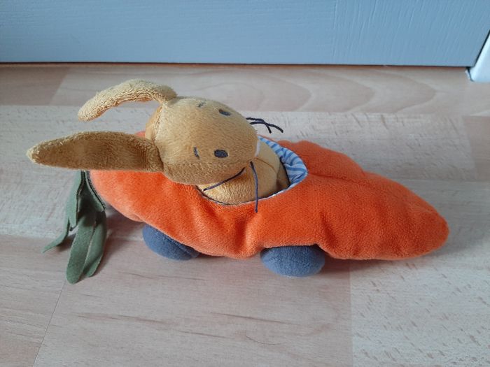 Peluche lapin carotte hochet IKEA - photo numéro 2