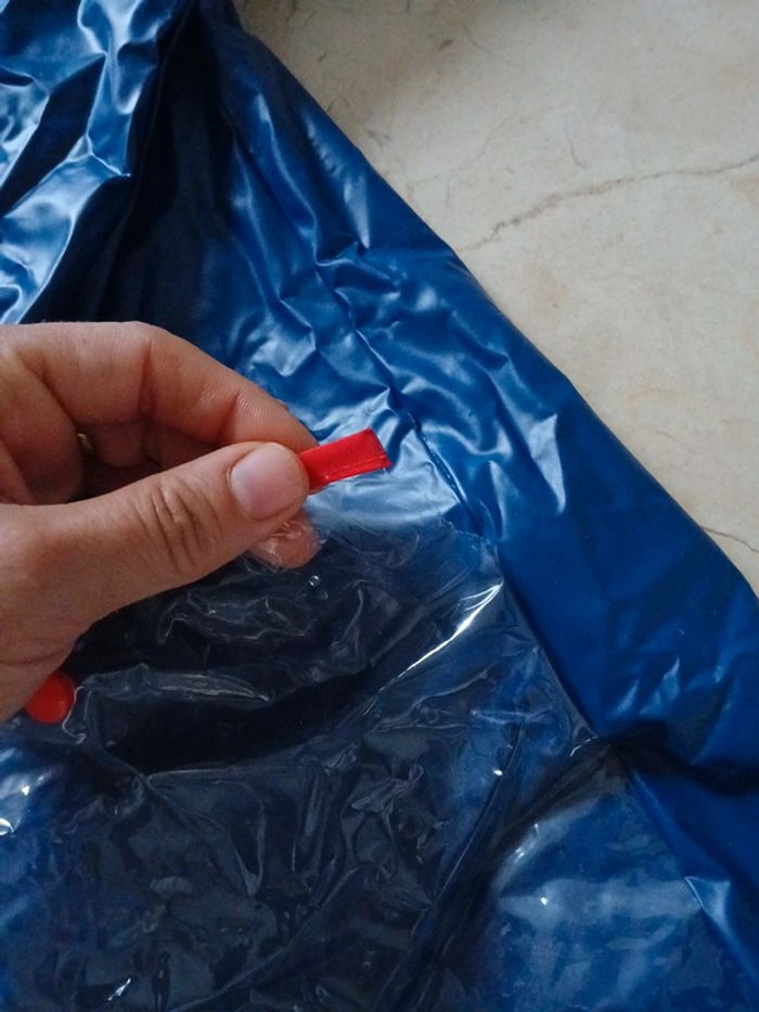 Tablier de peibture en plastique avec poches taille 6 ans 🌺 - photo numéro 3