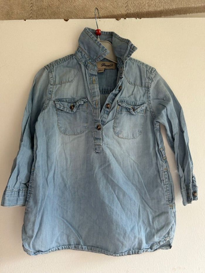 Robe tunique en jean