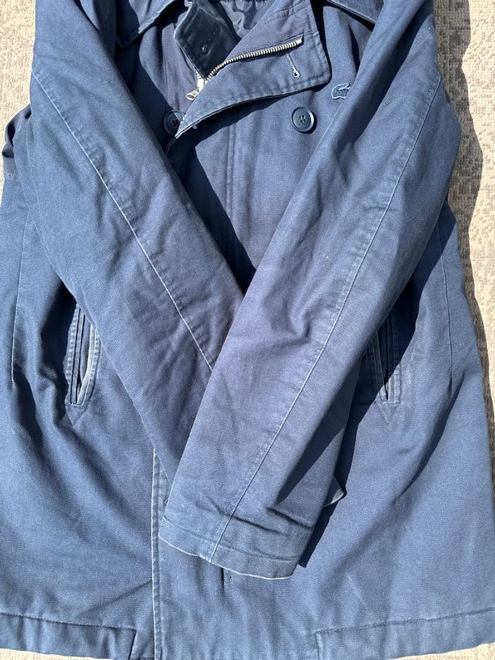 Manteau Lacoste bleu marine – Taille M – Élégant et sobre - photo numéro 6