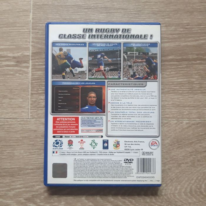 Rugby 2005 jeu PS2 - photo numéro 2