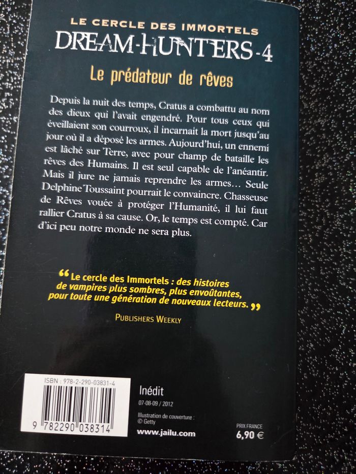 Livre de poche dream hunters tome 4 - photo numéro 2