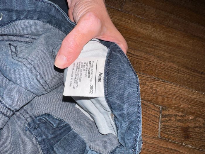 Jeans acne  Taille 29 us - photo numéro 6