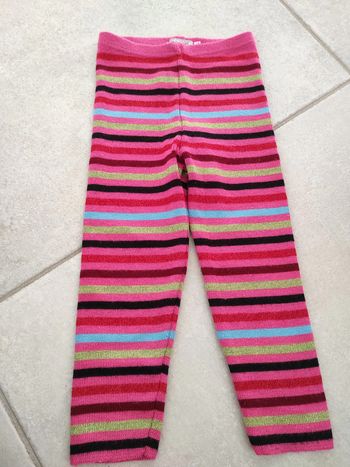 Lot de Leggings en laine clayeux 4 ans