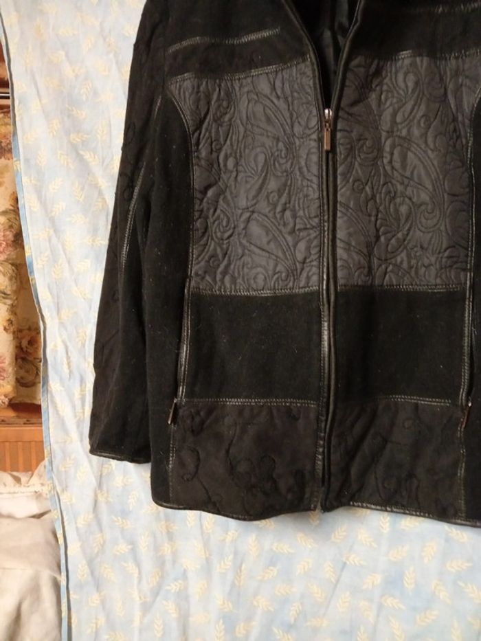 Manteau col doublé fourrure - photo numéro 3