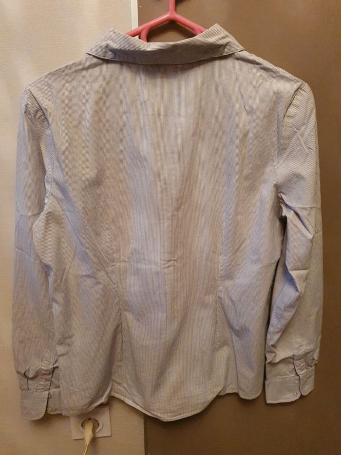 Chemise blanche à rayures T.3 - photo numéro 2
