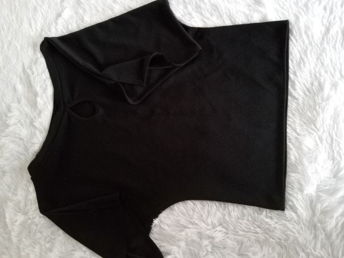 Tee shirt noir Morgan Taille S tres bonne etat - photo numéro 3