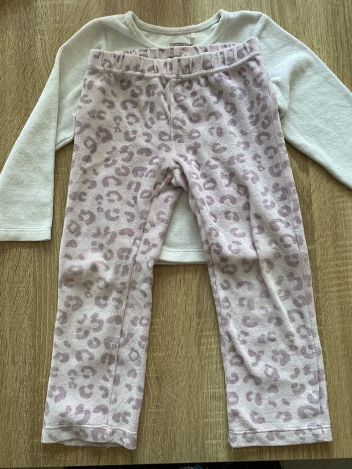 Pyjama velours 2 pièces orchestra 4 ans - photo numéro 4