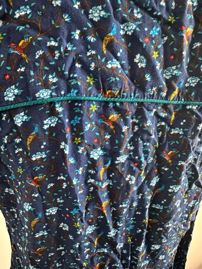 Blouse à fleurs et perroquets Esprit T38 M - photo numéro 6