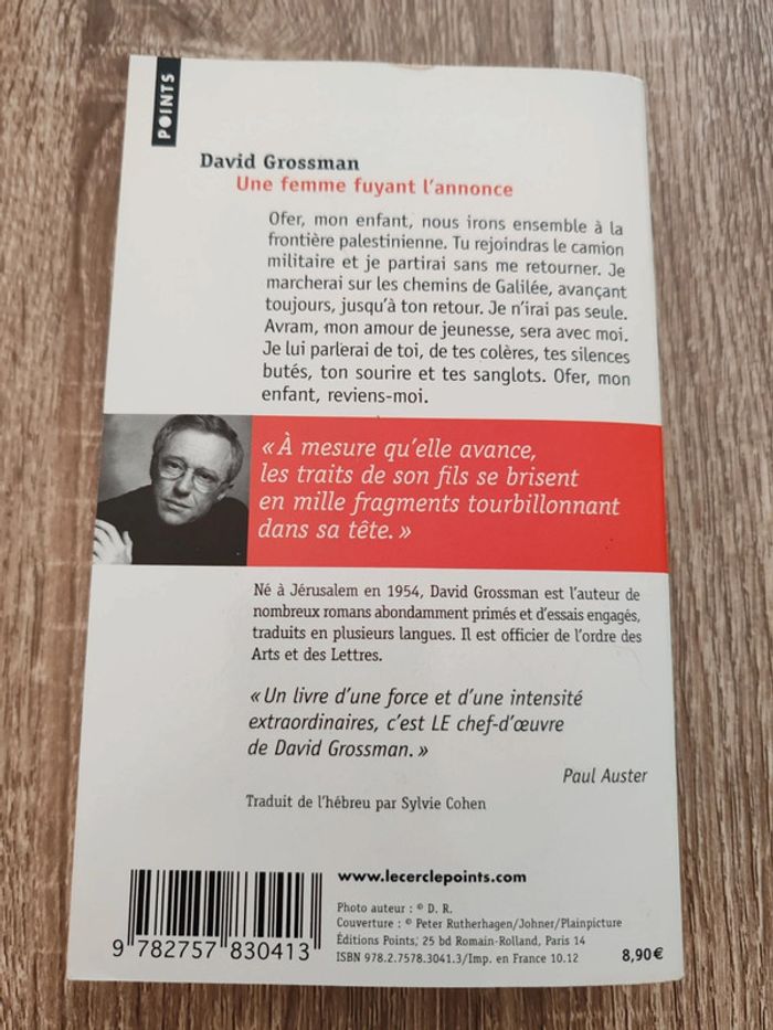David Grossman 🌸 Une femme fuyant l'annonce - photo numéro 2