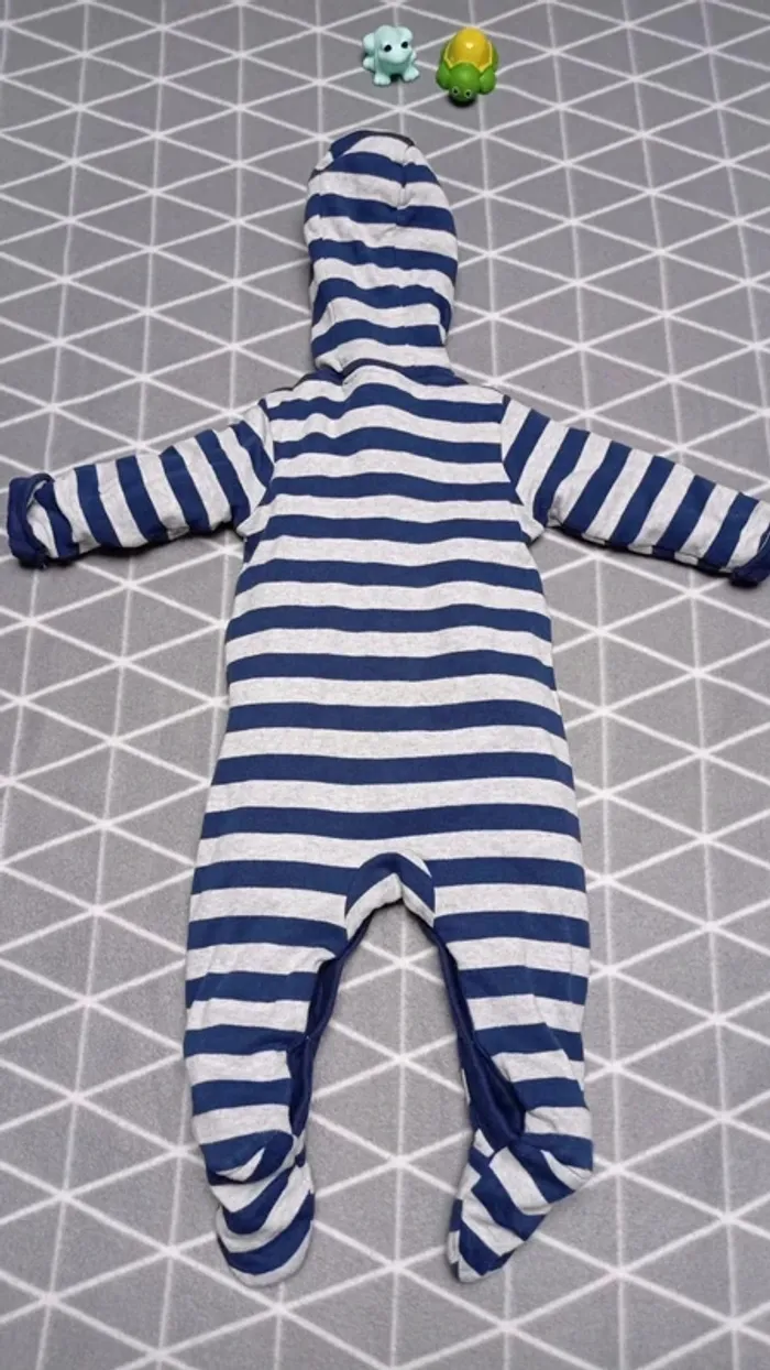 🦁Combinaison hiver, Blue Zoo, taille 6-9 mois 74cm - photo numéro 2