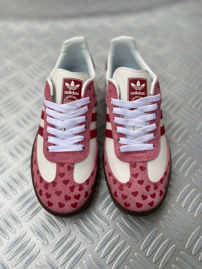 Adidas Samba OG X CDG Pink Hearts Rouge 36 - photo numéro 2