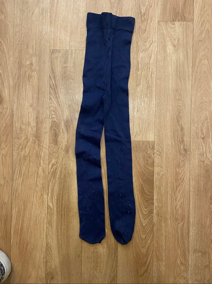 Lot de 3 paires de collants marine 5/6 ans - photo numéro 6