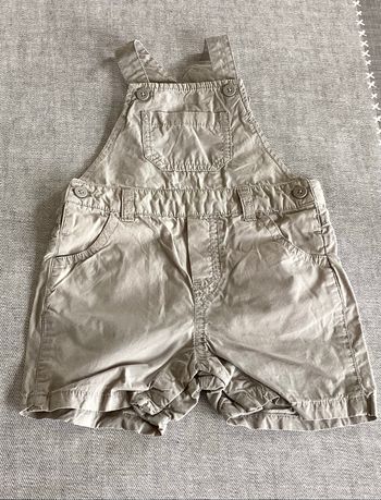 Salopette short 6 mois