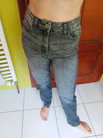 Jeans femme gris Amisu