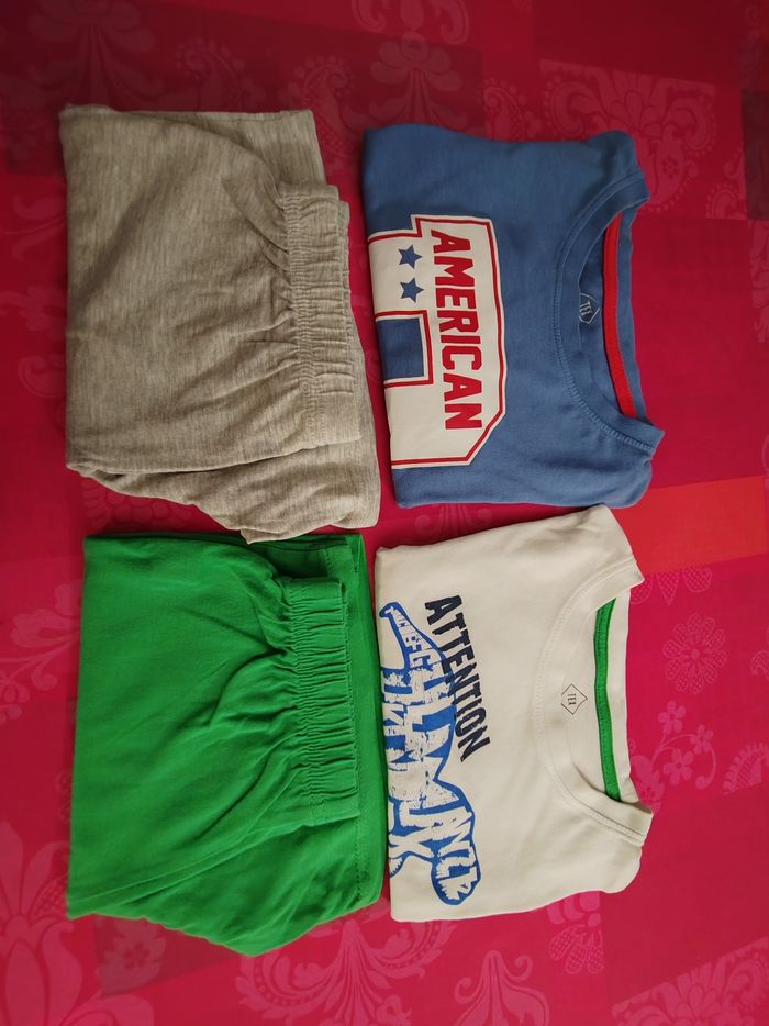 Lot de 2 pyjama court 6-7 ans - photo numéro 2