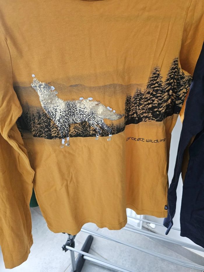 2 tee shirt manche longue  garçon 12 ans - photo numéro 14