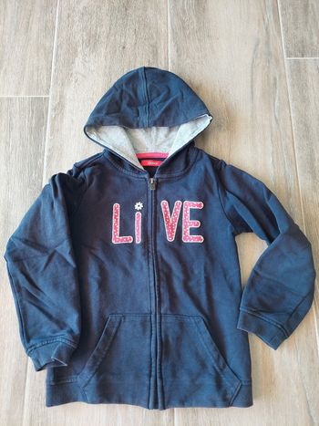 Sweat zippé à capuche