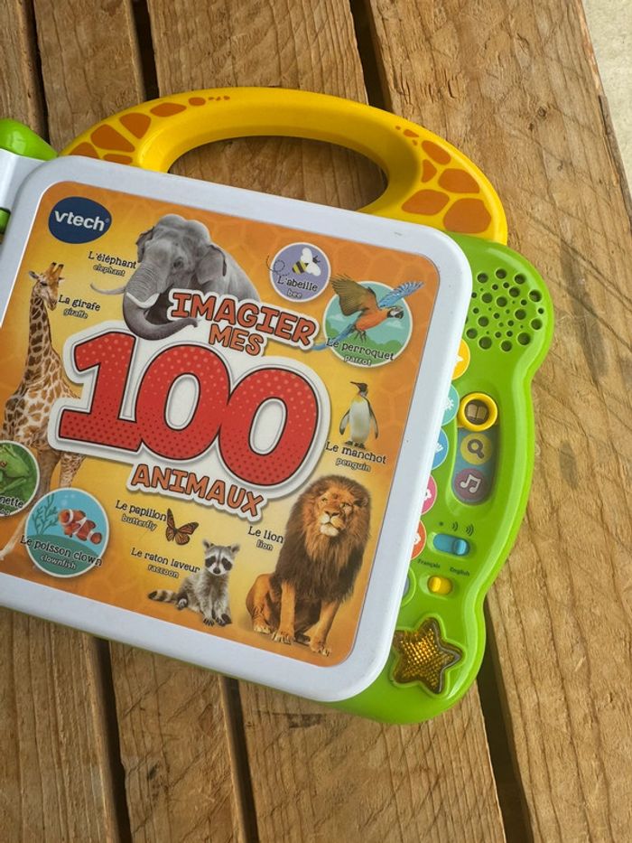 Imagier les 100 animaux vtech
