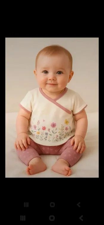 🥰 Ensemble fille 6 mois neuf rose