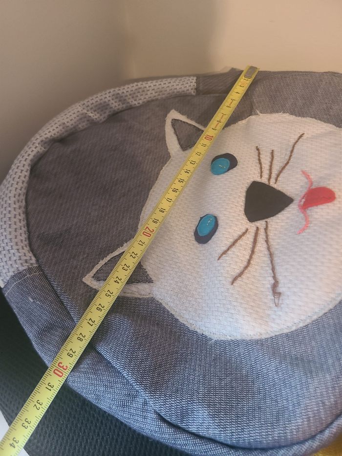 sac à dos tissu chat - photo numéro 4