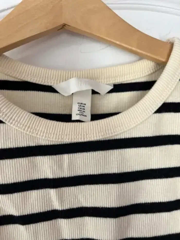 Top débardeur marinière – H&M – Taille M – Neuf - photo numéro 2