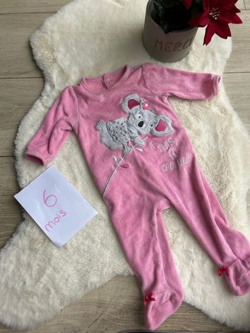 Pyjama koala rose ~ 6 mois