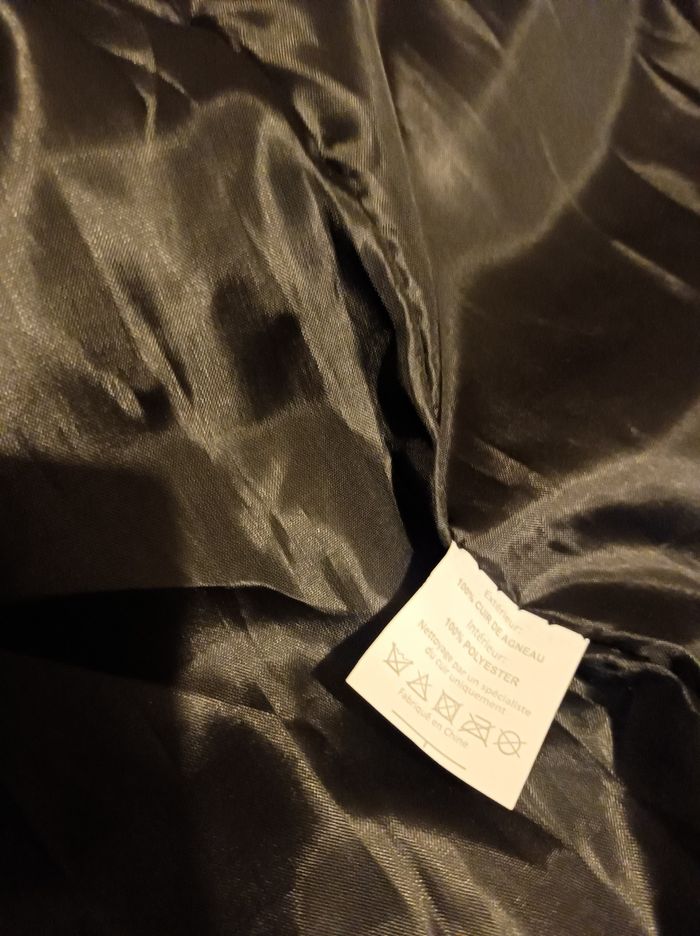 veste 100%cuir d'agneau L'homme moderne.T .M - photo numéro 5