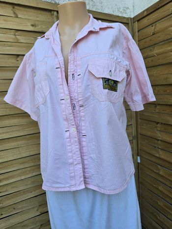 Chemisette mixte 🍒vintage 70/80 Gin Jack🍒taille jusqu'au 38