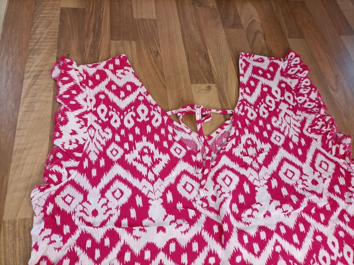 Joli débardeur blanc et fushia 40 Gémo - photo numéro 4