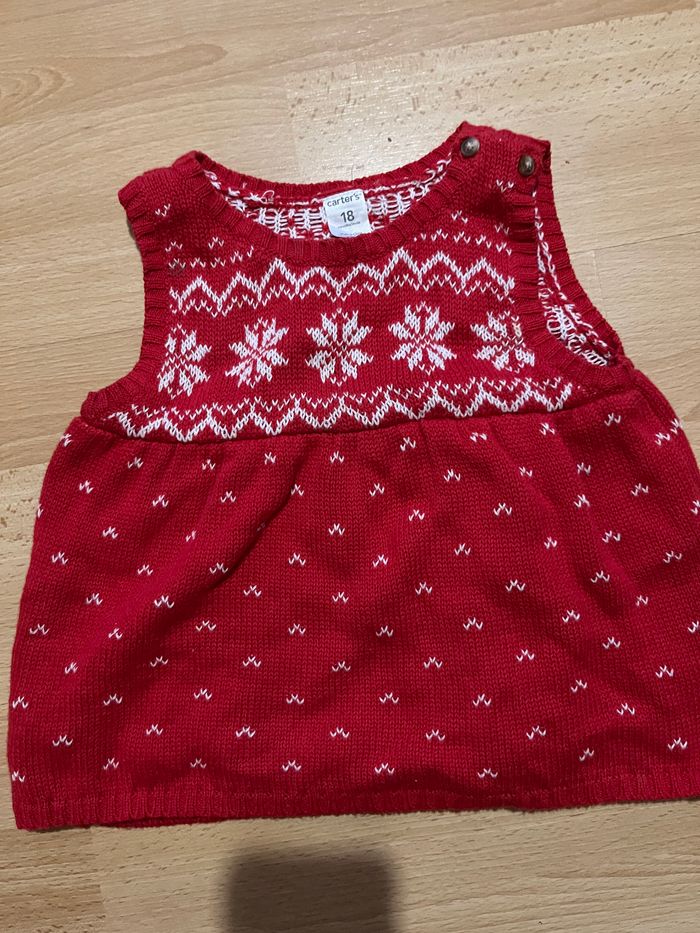 Robe fille rouge carters