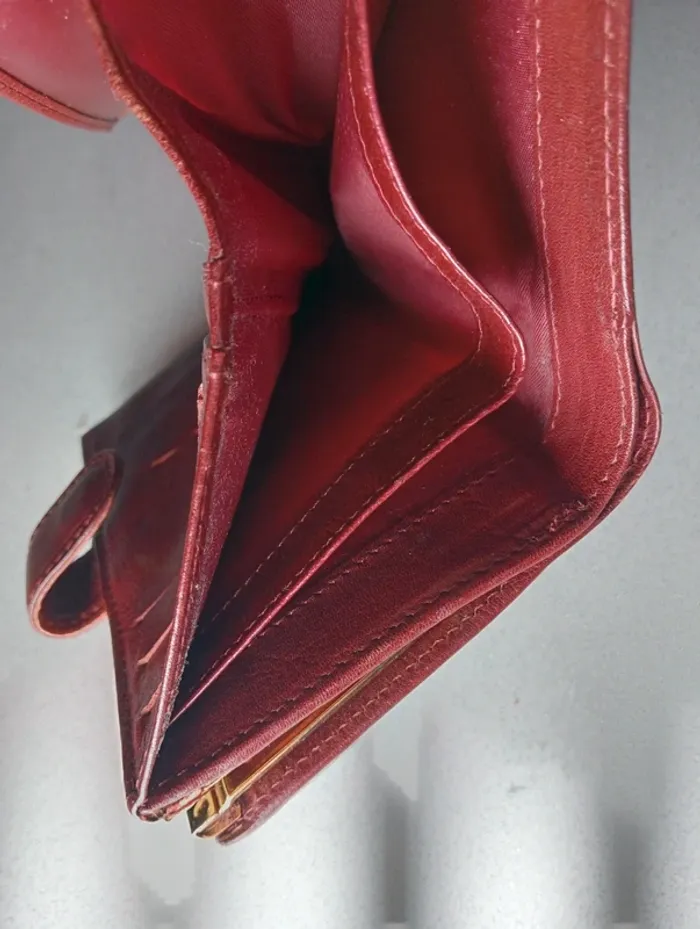 Porte feuilles élégante d’or en cuir - photo numéro 5